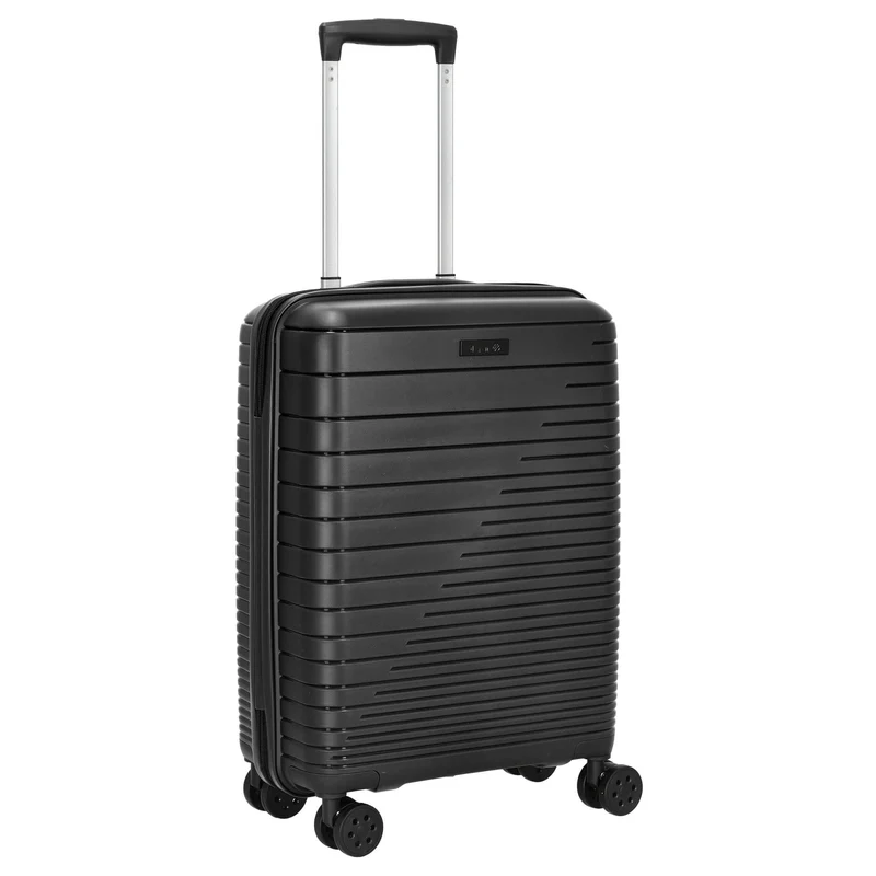 D&N Travel Line 4600 - 4-Rollen-Kabinentrolley S 55 cm (black)