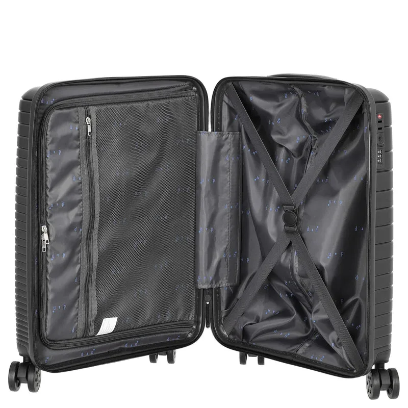 D&N Travel Line 4600 - 4-Rollen-Kabinentrolley S 55 cm (black)
