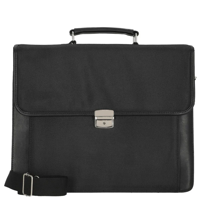 D&N Basic Line - Aktentasche 41 cm Nylon (schwarz)