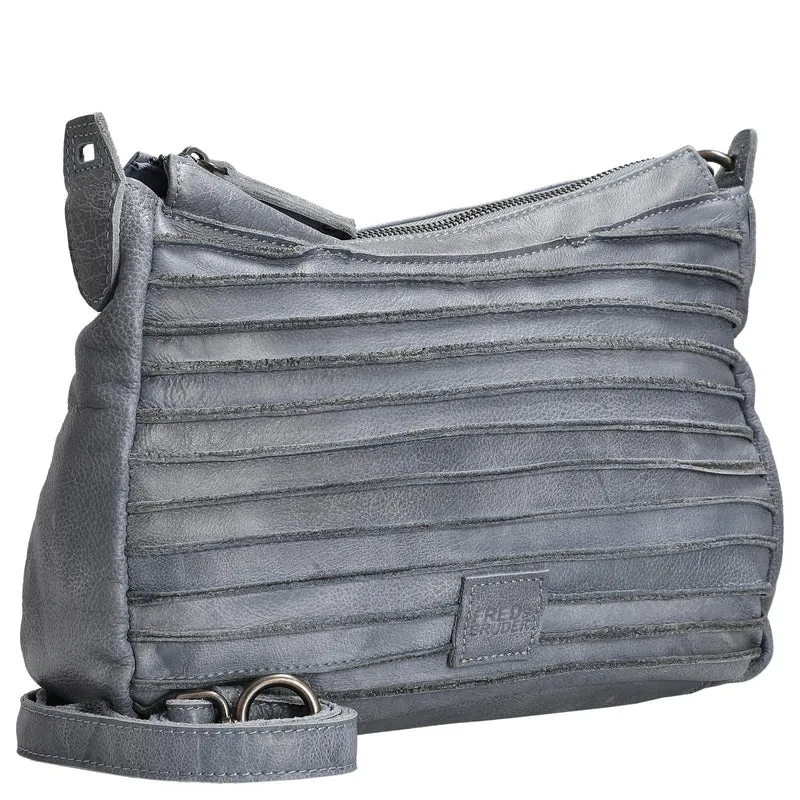 FREDsBRUDER Riffel Likely - Umhängetasche 30 cm (sky blue)