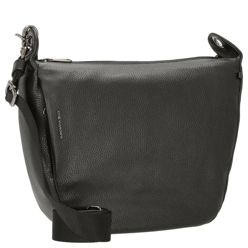 Mandarina Duck Mellow Leather - Umhängetasche 34 cm (nero)