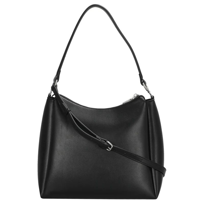 Seidenfelt Sandve Midi Hobo - Schultertasche 31 cm (black)