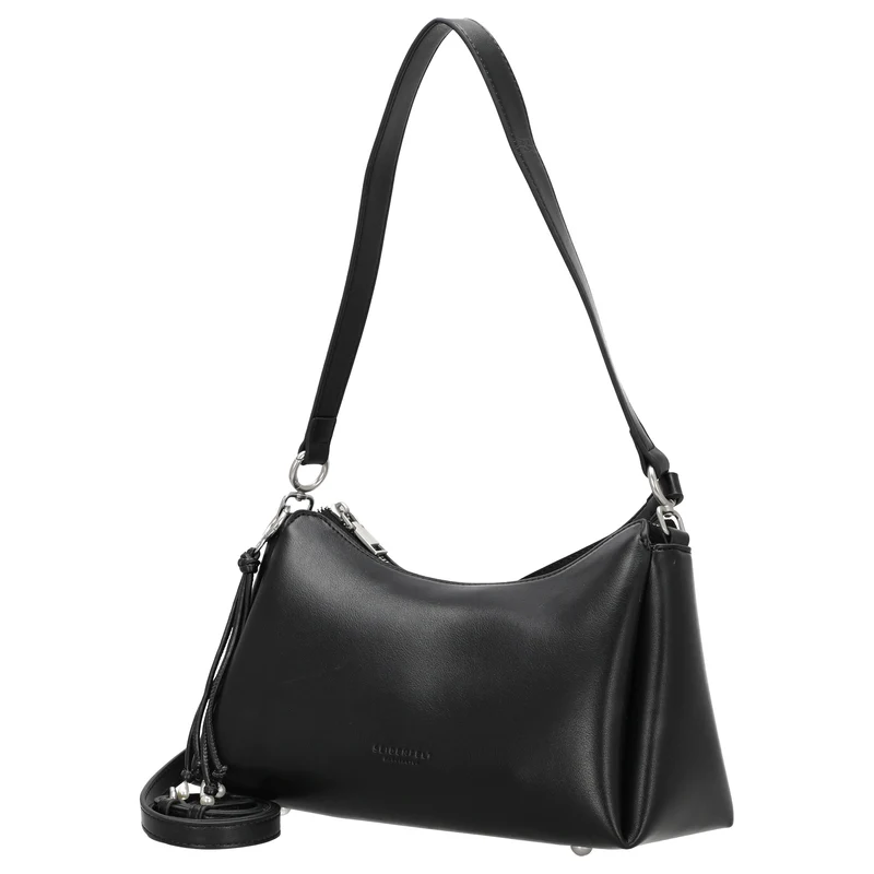 Seidenfelt Sandve - Schultertasche 29 cm (black)