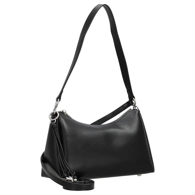 Seidenfelt Sandve - Schultertasche 29 cm (black)