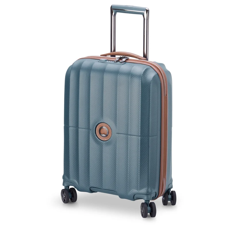 Delsey Paris Carrousel - 4-Rollen-Kabinentrolley Slim line 55 cm (meerblau)