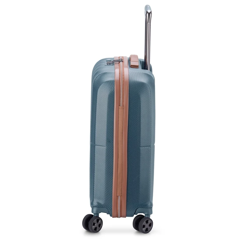 Delsey Paris Carrousel - 4-Rollen-Kabinentrolley Slim line 55 cm (meerblau)