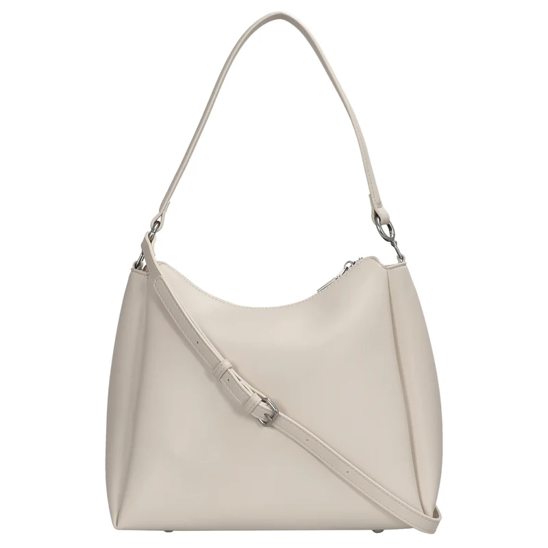Seidenfelt Sandve Midi Hobo - Schultertasche 31 cm (cream)