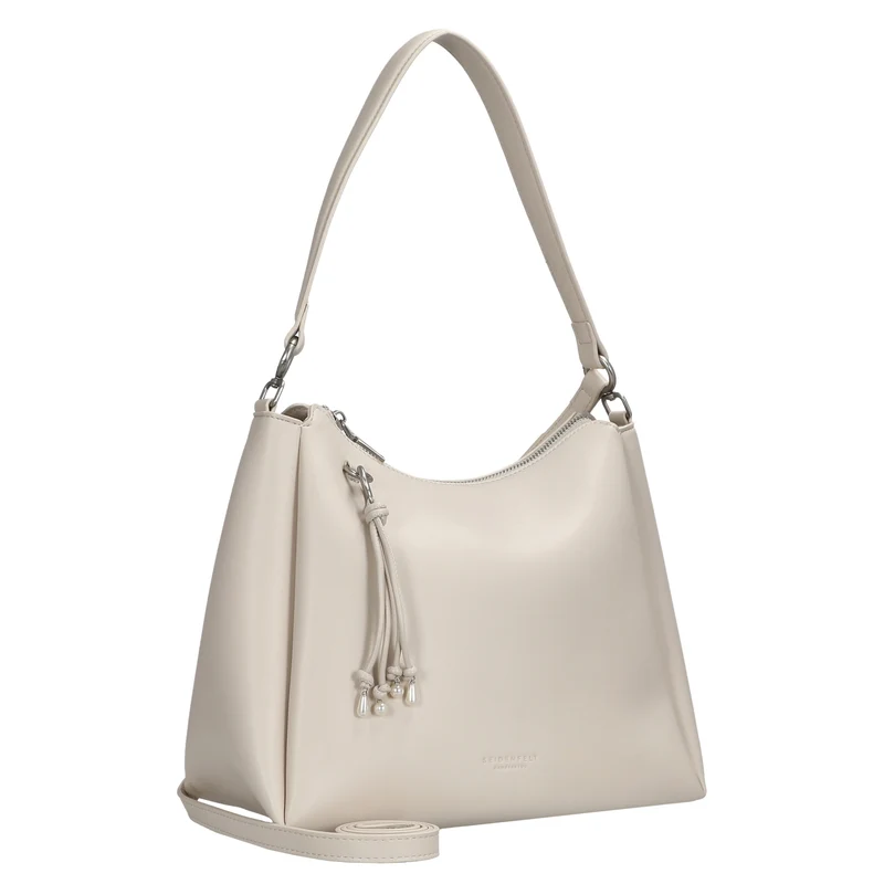 Seidenfelt Sandve Midi Hobo - Schultertasche 31 cm (cream)