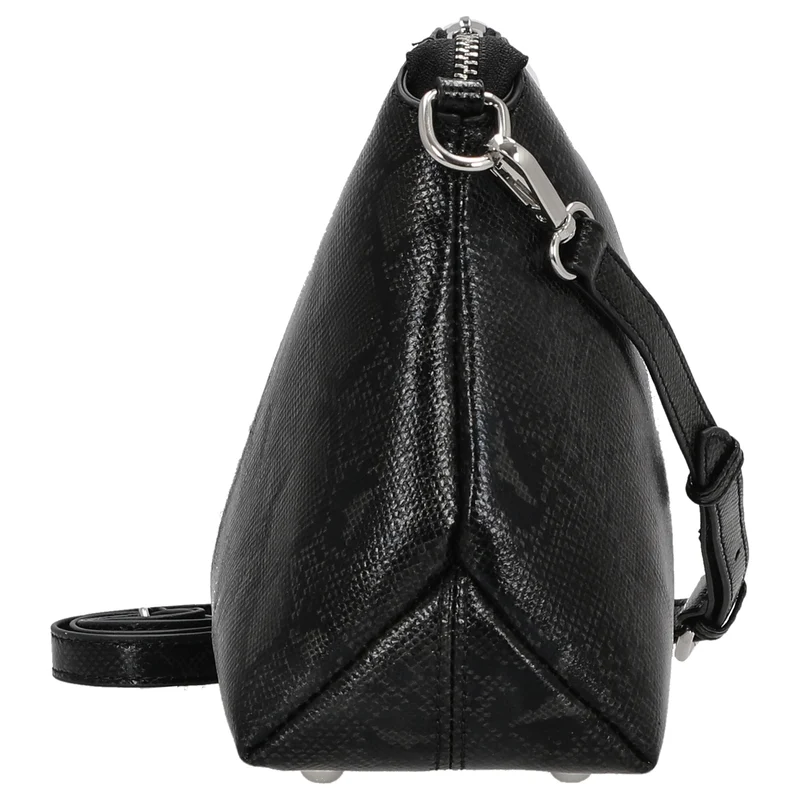 Seidenfelt Lilleby Midi - Umhängetasche 24.5 cm (reptile black)