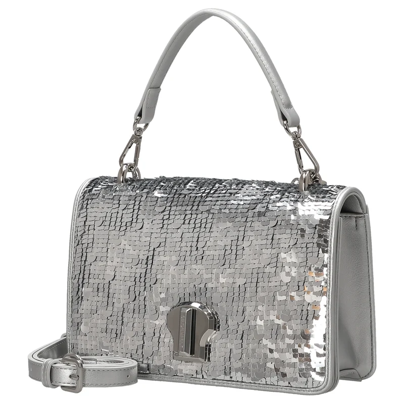 Seidenfelt Seljord - Henkeltasche 23.5 cm (silver)