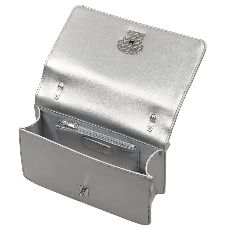 Seidenfelt Seljord - Henkeltasche 23.5 cm (silver)