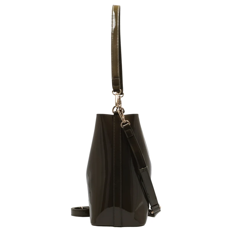 Seidenfelt Grenaa Hobo - Schultertasche 27 cm (khaki)
