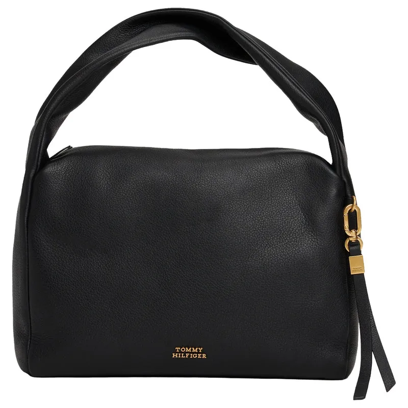 Tommy Hilfiger City Leather - Schultertasche 29 cm (black)