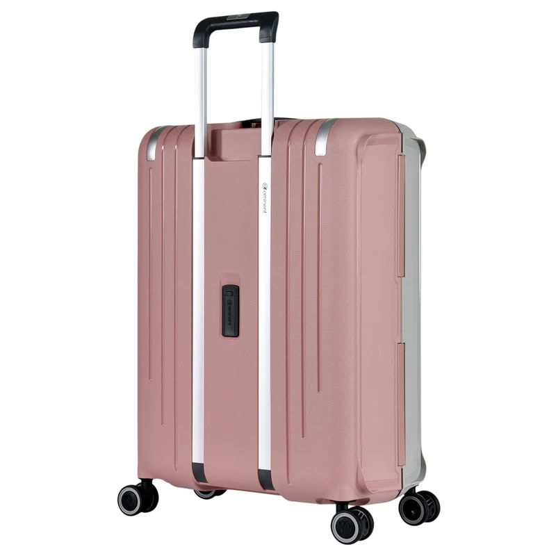 Eminent VERTICA - 4-Rollen-Trolley 68 cm (grau/rosa)