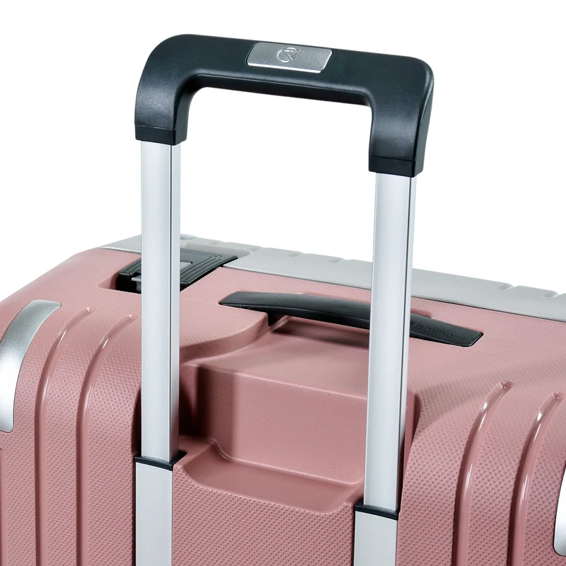 Eminent VERTICA - 4-Rollen-Trolley 68 cm (grau/rosa)