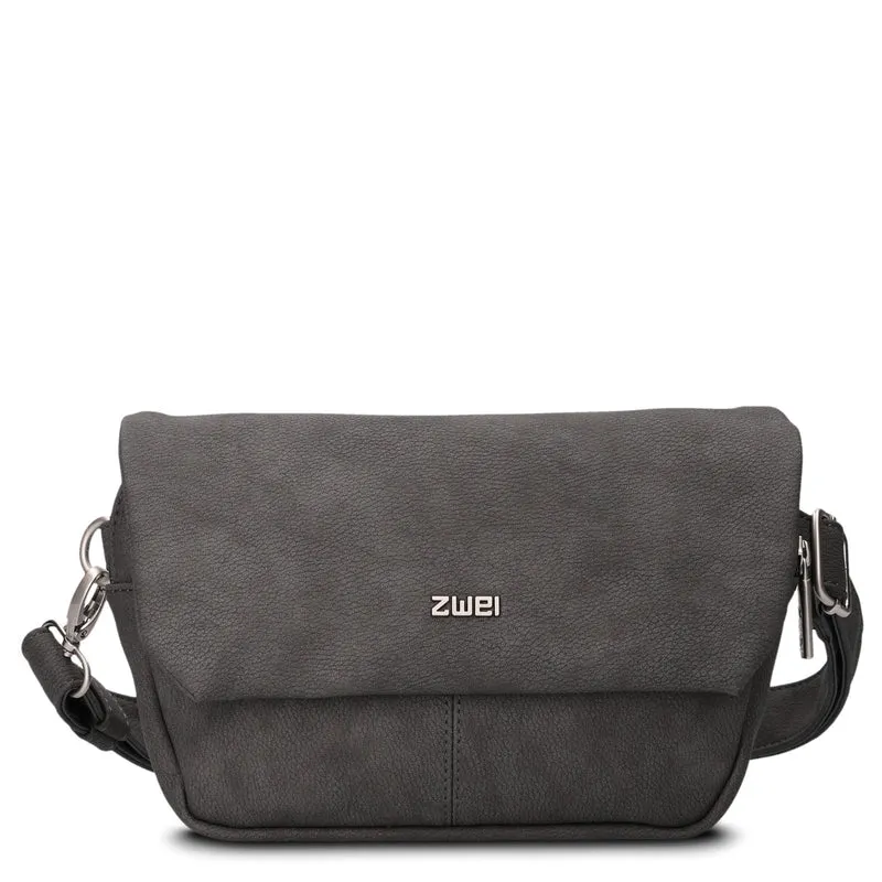 zwei Mademoiselle MH40 - Umhängetasche/Gürteltasche 25 cm (nubuk-stone)