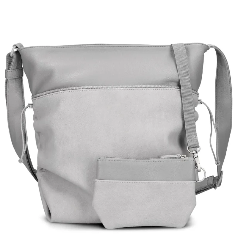 zwei Jana J120 - Umhängetasche 33 cm (nubuk-ice)