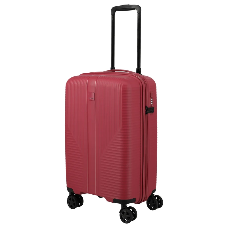 Travelite Air Stripe - 4-Rollen-Kabinentrolley Slim 55 cm (red)