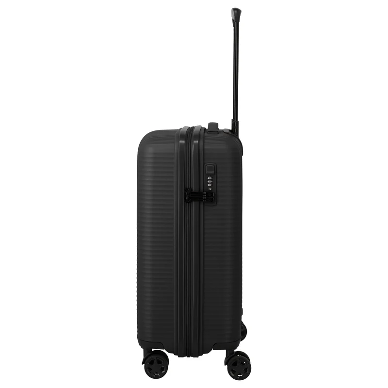 Travelite Air Stripe - 4-Rollen-Kabinentrolley Slim 55 cm (black)
