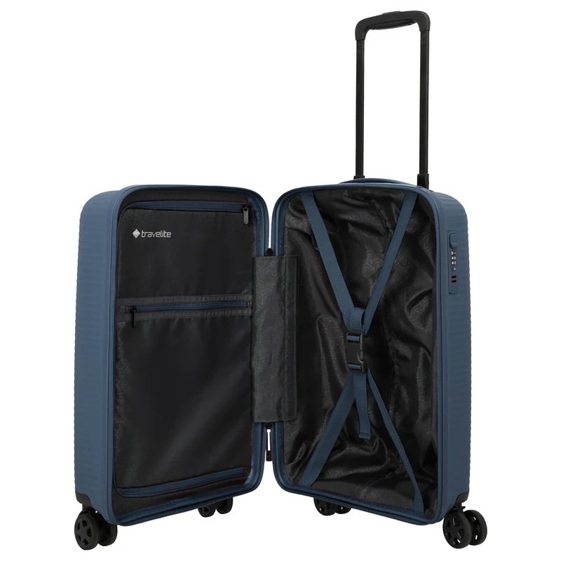 Travelite Air Stripe - 4-Rollen-Kabinentrolley Slim 55 cm (navy)