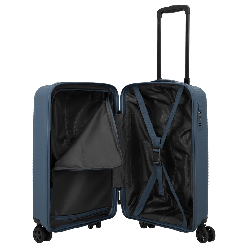 Travelite Air Stripe - 4-Rollen-Kabinentrolley Slim 55 cm (navy)