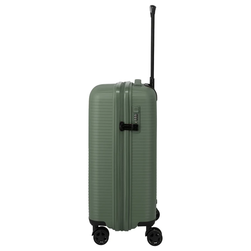 Travelite Air Stripe - 4-Rollen-Kabinentrolley Slim 55 cm (green)