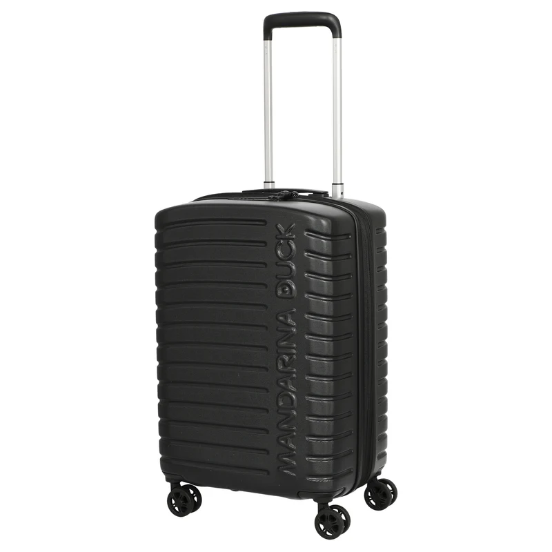 Mandarina Duck Flyduck - 4-Rollen-Kabinentrolley 55 cm erw. (black)