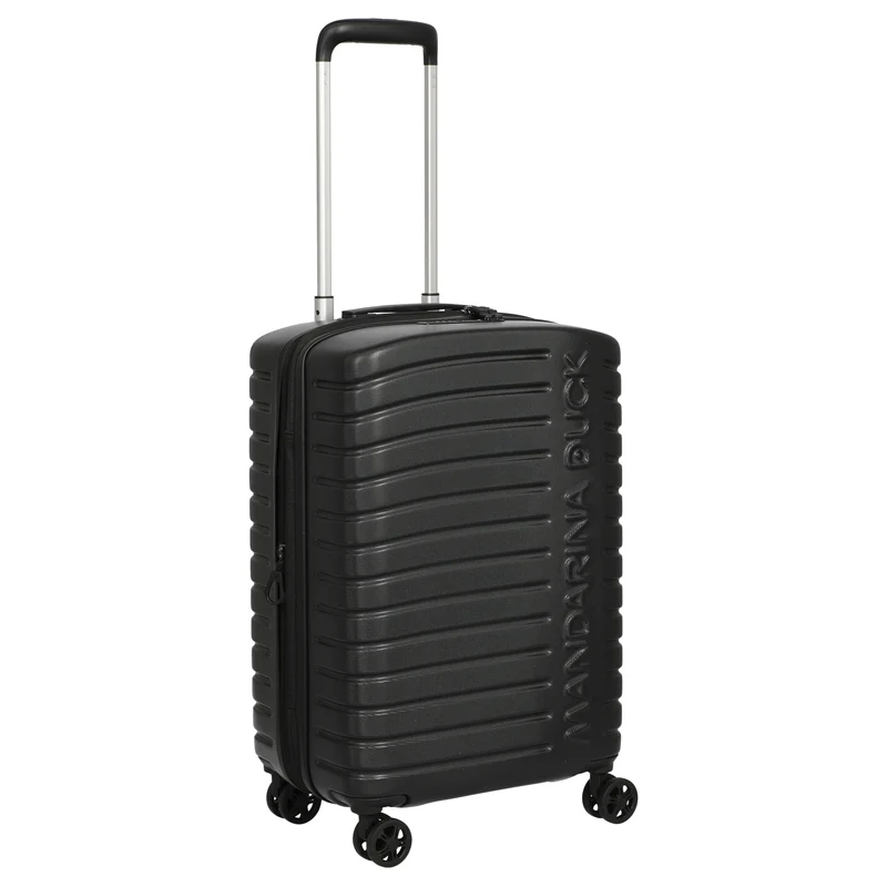 Mandarina Duck Flyduck - 4-Rollen-Kabinentrolley 55 cm erw. (black)