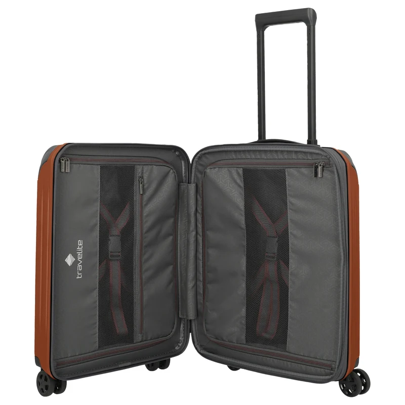 Travelite Dynamiic -4-Rollen-Kabinentrolley S 55 cm erw. (kupfer)