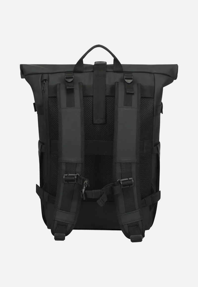 Harvey Large Black - Rolltop Rucksack