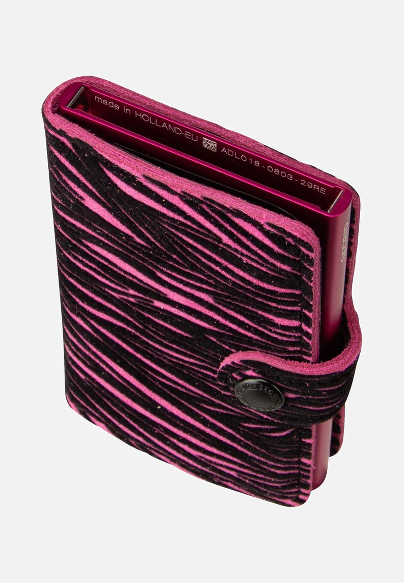 Miniwallet Zebra Fuchsia - Portemonnaie