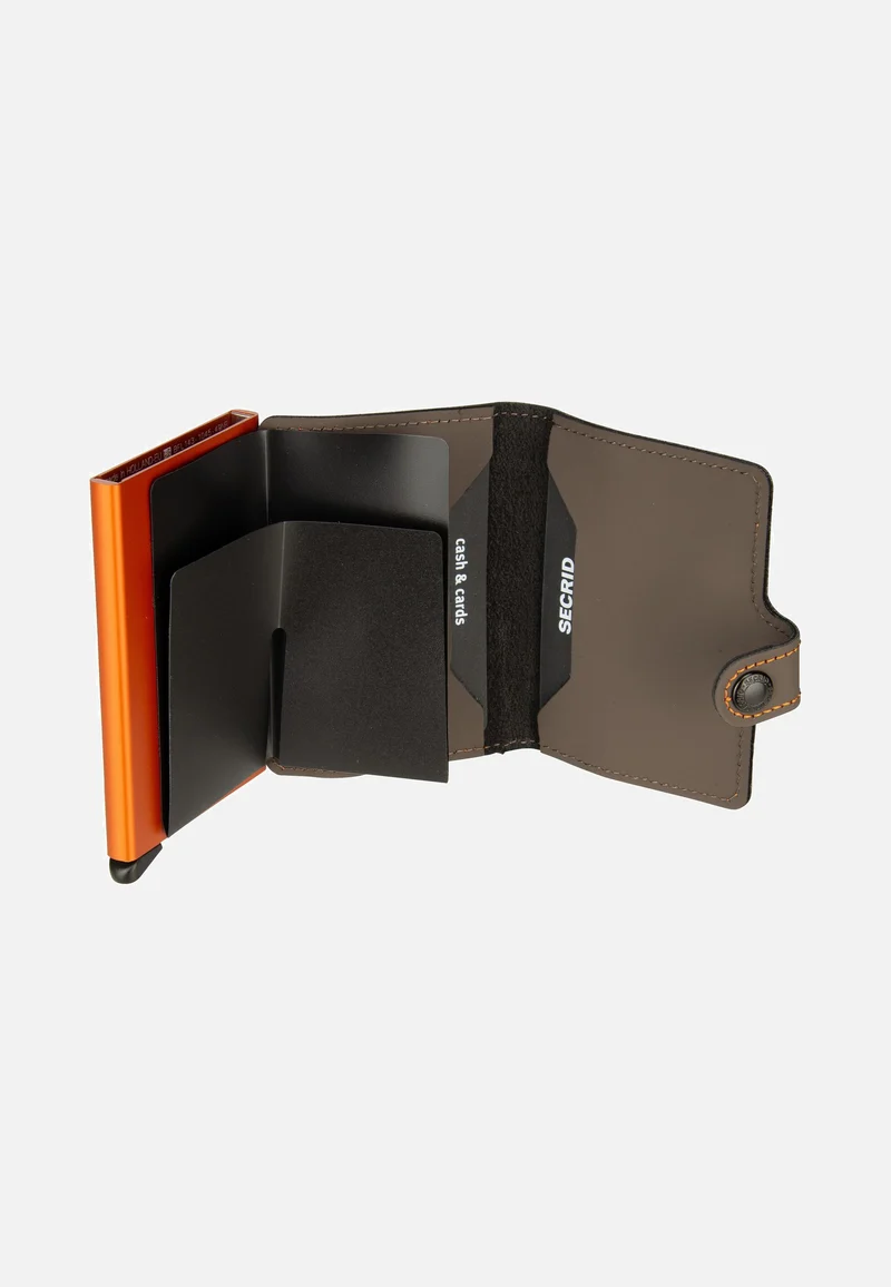Miniwallet Matte Truffle-Orange - Portemonnaie