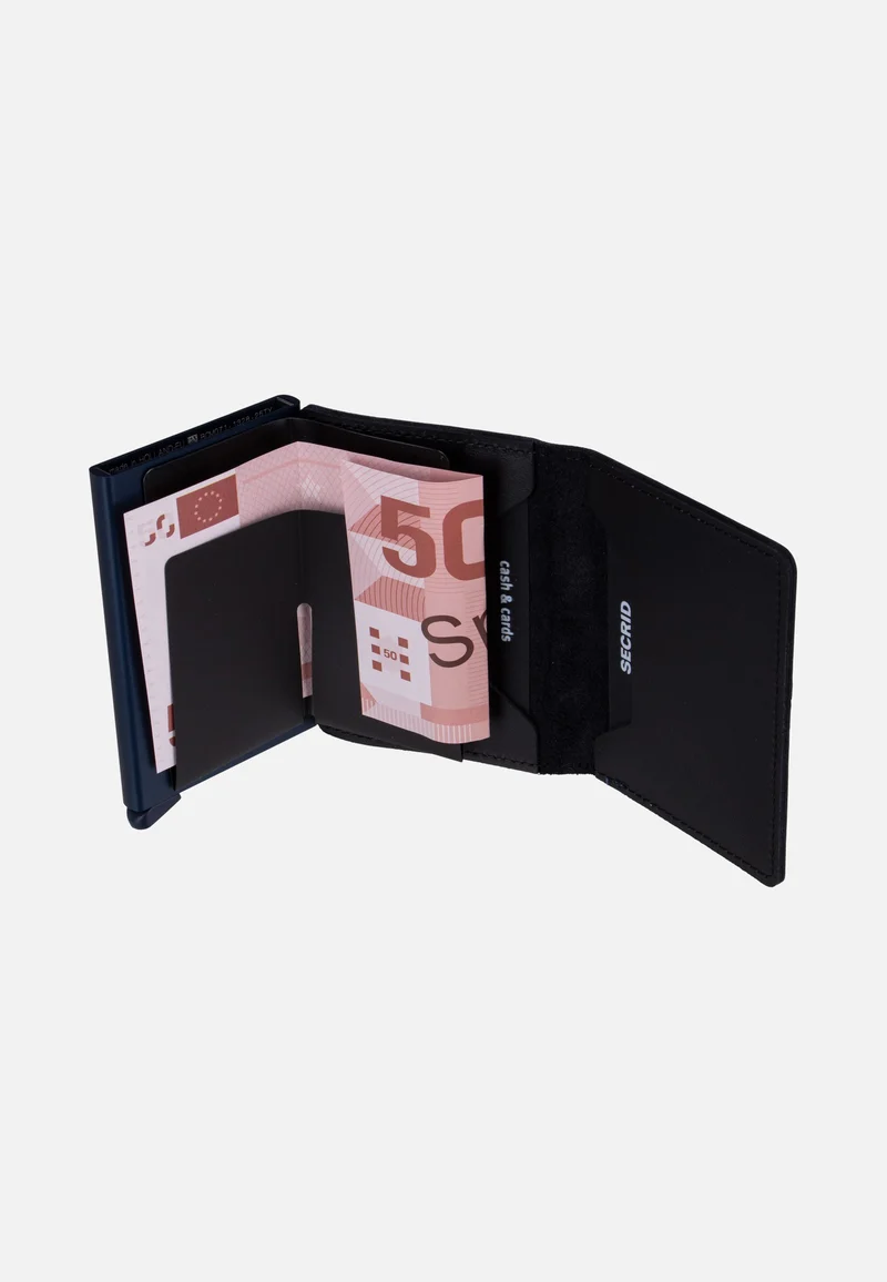 Slimwallet Original Black-Navy - Portemonnaie