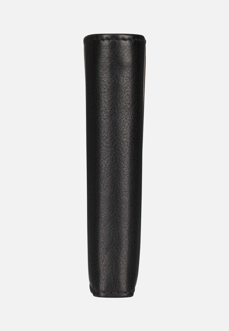 Nome Vertical with Flap II Schwarz - Portemonnaie