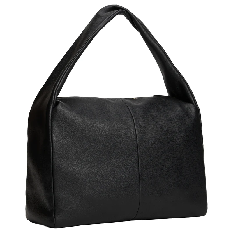 Tommy Hilfiger City Leather Hobo - Schultertasche 36 cm (black)