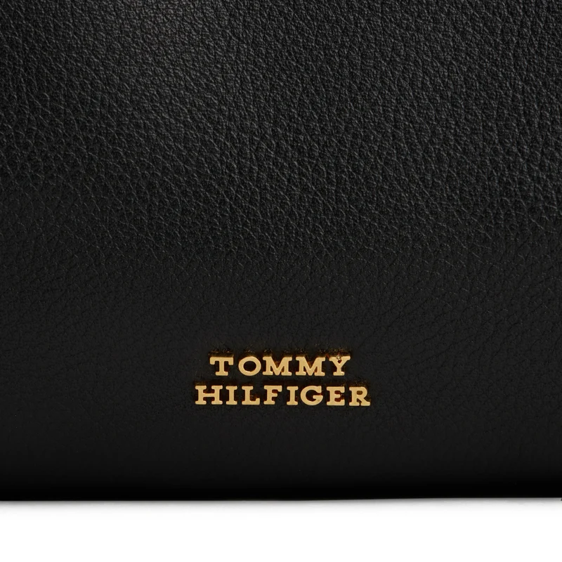 Tommy Hilfiger City Leather Hobo - Schultertasche 36 cm (black)