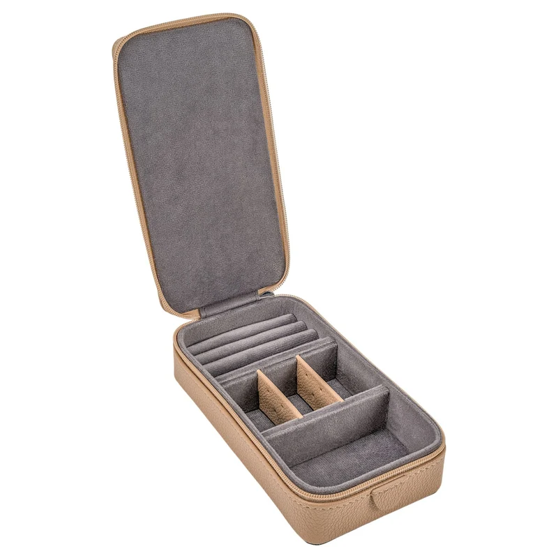 Windrose Marvella - Schmuckkoffer mit Reiseetui 21.5 cm (camel)