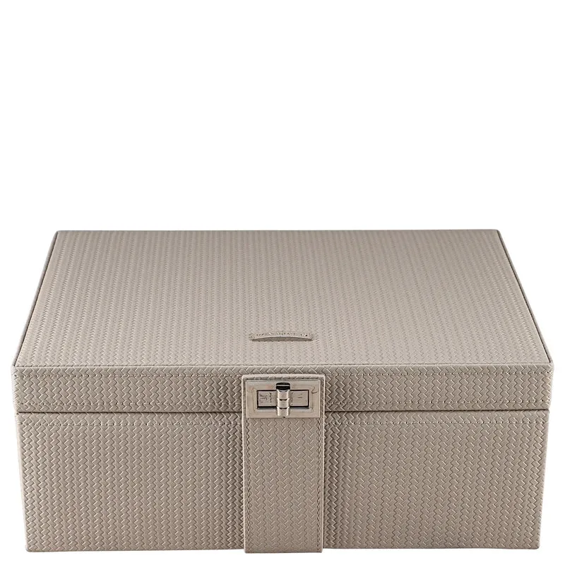 Windrose Corbello - Schmuckkoffer L 28 cm (taupe)