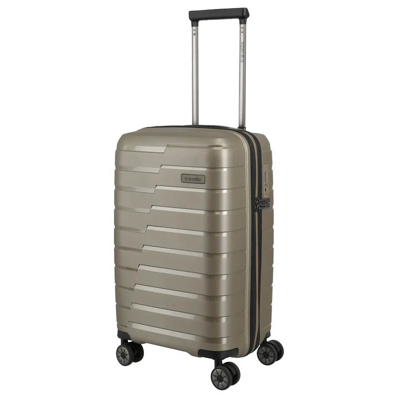 Travelite Air Base Slim - 4-Rollen-Kabinentrolley S 55 cm (champagne)