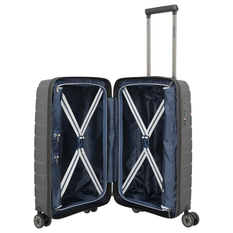 Travelite Air Base Slim - 4-Rollen-Kabinentrolley S 55 cm (anthracite)