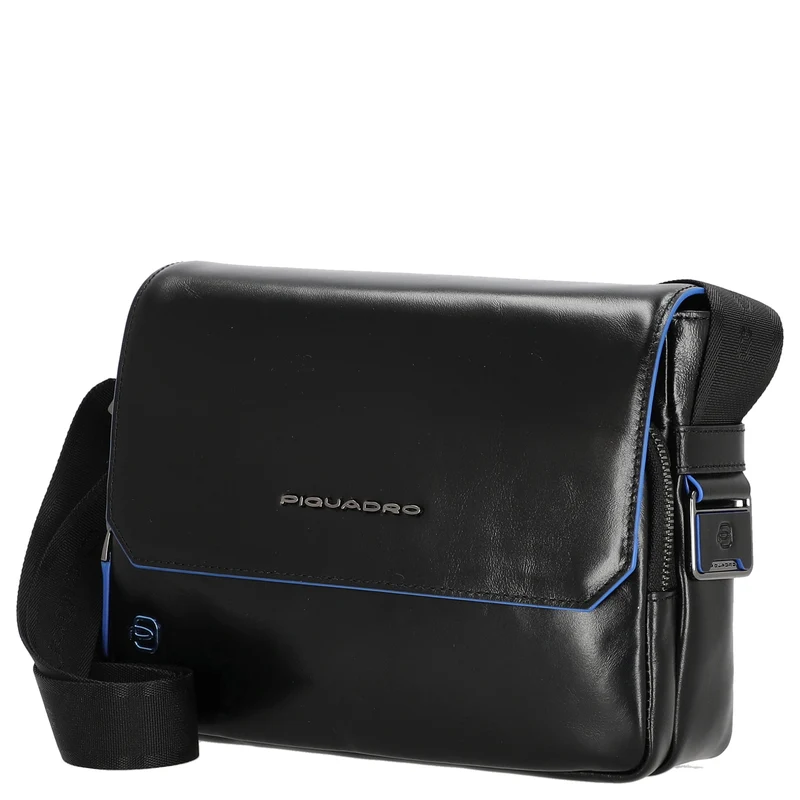 Piquadro Blue Square - Umhängetasche 23 cm (black)