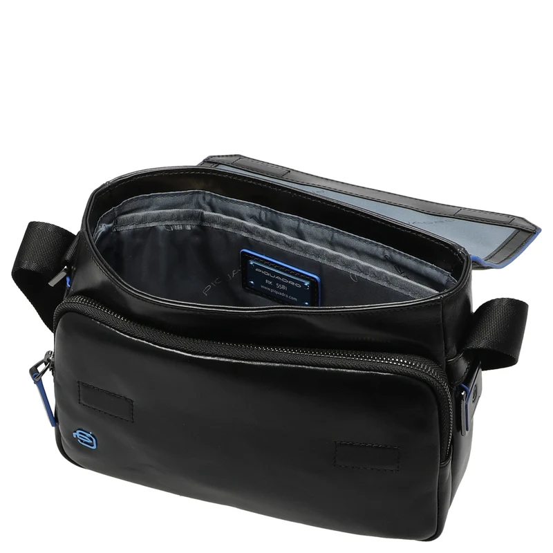 Piquadro Blue Square - Umhängetasche 23 cm (black)
