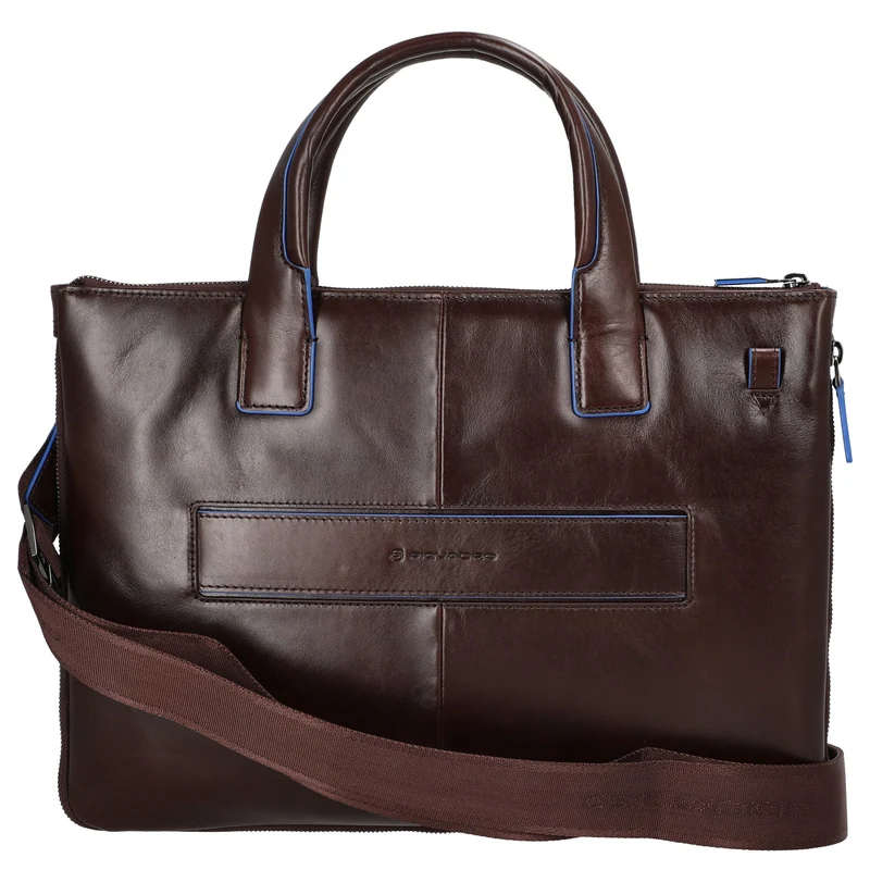 Piquadro Blue Square - Laptoptasche 14" 37 cm (mahogany)