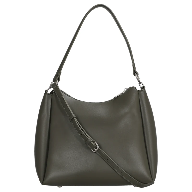 Seidenfelt Sandve Midi Hobo - Schultertasche 31 cm (khaki)