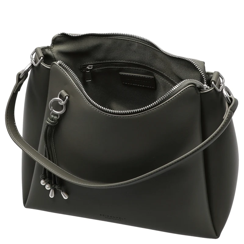 Seidenfelt Sandve Midi Hobo - Schultertasche 31 cm (khaki)
