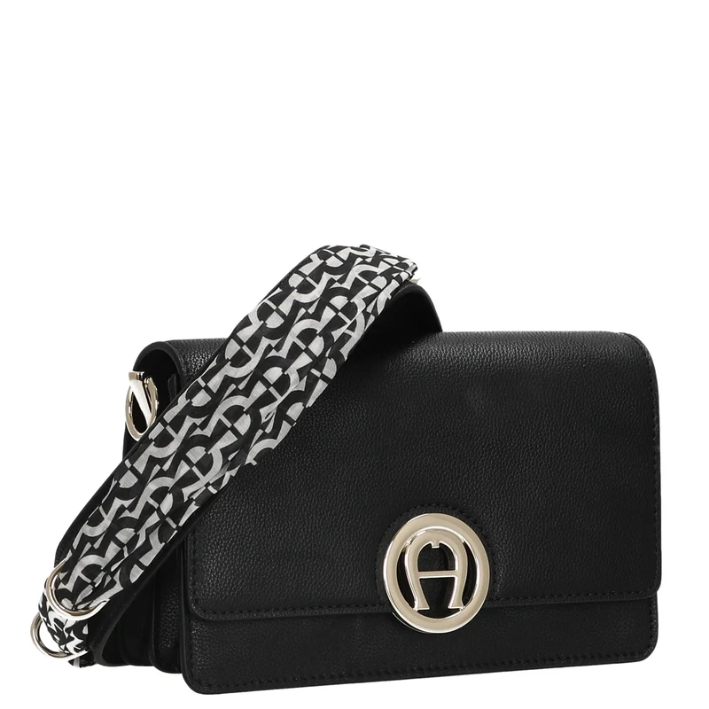 Aigner Livia - Umhängetasche + Tuch 20 cm S (black)