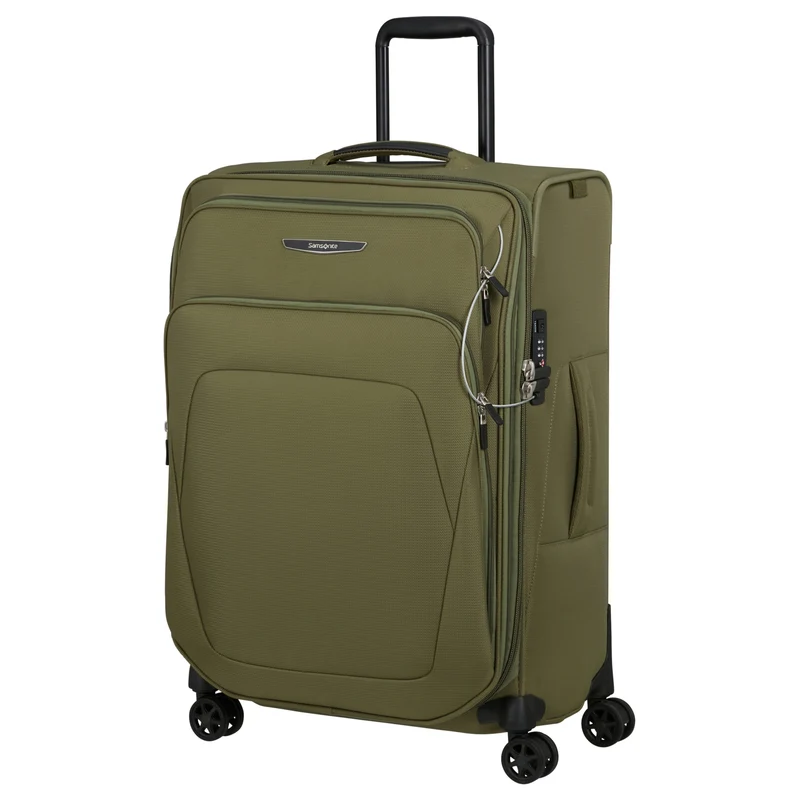 Samsonite Spark SNG 2 - 4-Rollen-Trolley 67/24 cm erw. (olive, 67 cm)