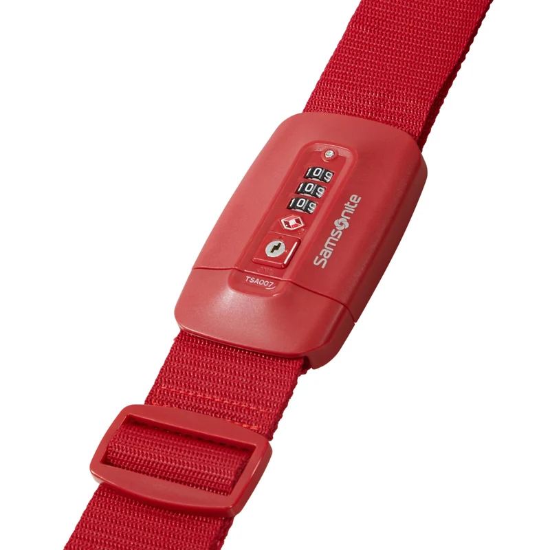 Samsonite Ta Revolution Strap/TSA Lock - Koffergurt 180 cm (red)