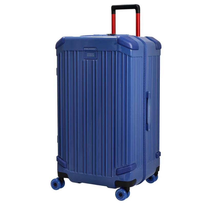 Piquadro Pop - 4-Rollen-Trolley 73 cm (blue)
