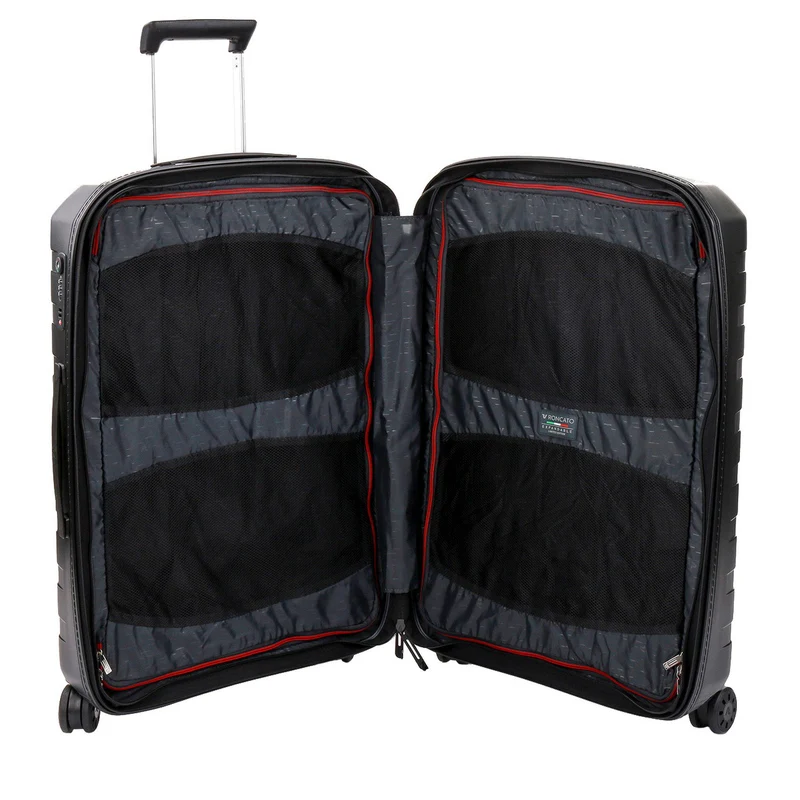 Roncato Box 4.0 - 4-Rollen-Trolley M 69 cm erw. (nero)